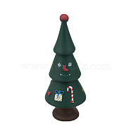 Resin Christmas Theme Miniature Ornaments, Micro Landscape Home Dollhouse Accessories, Tree, 36x91mm(XMAS-PW0001-090I)