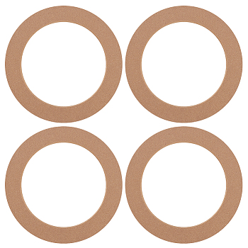 Wooden Spacer Ring for Car Speaker, Round Ring, Tan, 164x14.5mm