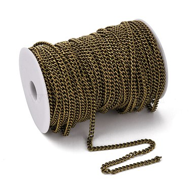 Iron Cuban Link Chains(CH-R013-7x5.5mm-AB-NF)-4