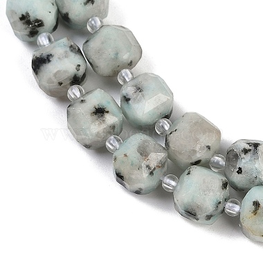 Natural Sesame Jasper/Kiwi Jasper Beads Strands(G-B125-O09-01)-4