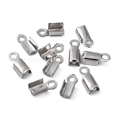 304 Stainless Steel Folding Crimp Ends(STAS-R063-29)-4