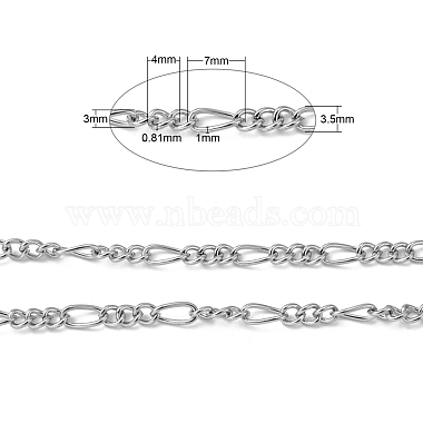 Iron Handmade Chains Figaro Chains Mother-Son Chains(CHSM005Y-N)-2