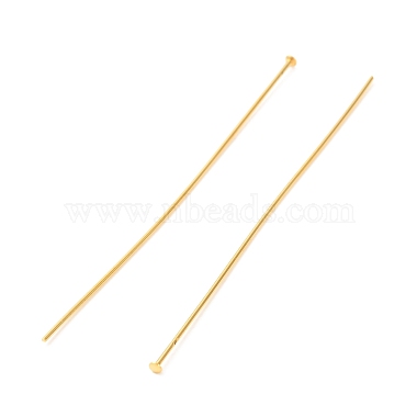 Brass Flat Head Pins(X-KK-F824-114G-G)-2