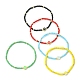 5Pcs 5 Colors Glass Seed Beads Beaded Stretch Bracelets Sets(BJEW-TA00322)-1