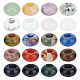 Pandahall Elite 20pcs 20 styles perles européennes en pierres précieuses naturelles et synthétiques(G-PH0001-92)-1