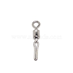 Brass Fishing Rolling Bearing Connector, Rolling Barrel Fishing, Fishing Swivels Tackle Accessories, Gunmetal, 12x2.5x2mm, Hole: 1.2mm(FIND-WH0081-52F)