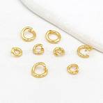 Brass Open Jump Rings, Round Ring, Golden, 7.5x1.4mm(KK-WH0108-47B-G)