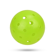 Plastic 40-hole Pickleball, Round, Green Yellow, 74mm(AJEW-E050-09C)