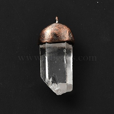 Natural Quartz Crystal Pendants(KK-F836-04R)-3
