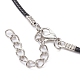 Glass Heart Pendant Necklaces(NJEW-JN04476-03)-5