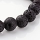Natural Lava Rock Beads Stretch Bracelets(X-BJEW-JB02411)-2