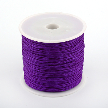 Nylon Thread, Dark Violet, 1mm, about 87.48 yards(80m)/roll