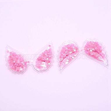 Hot Pink Wing Resin Cabochons