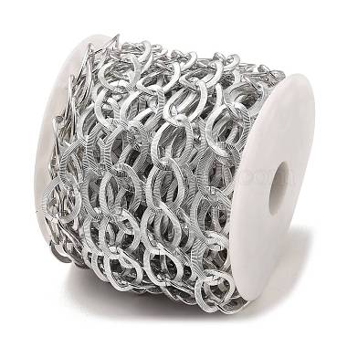 Aluminium Texture Curb Chains(CHA-C002-07P)-2
