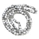 Frosted Crackle Glass Beads Strands(GLAA-U001-6mm-M06)-3