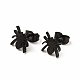 Halloween araignée 304 boucles d'oreilles en acier inoxydable pour femmes(EJEW-B019-01EB)-1