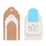 Border Punch, Embossing DIY Paper Printing Card Cutter, Cyan, 15x8.9x6.45cm(AJEW-WH0188-06)
