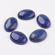 Natural Lapis Lazuli Flat Back Cabochons, Dyed, Oval, 16x12mm(G-G741-12x16mm-15)