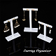 3Pcs 3 Sizes Acrylic T Bar Earring Display Stands(EDIS-WH0029-35)-4