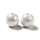 UV Plating Rainbow Iridescent Acrylic Beads(PACR-D070-01F)-2