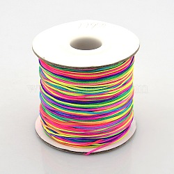 Imported Nylon Thread, Colorful, 0.8mm, about 120yards/roll(NWIR-A005-119)