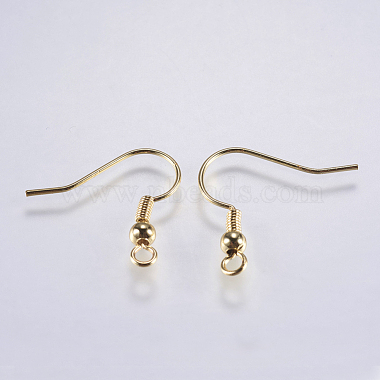 Golden Brass Earring Hooks