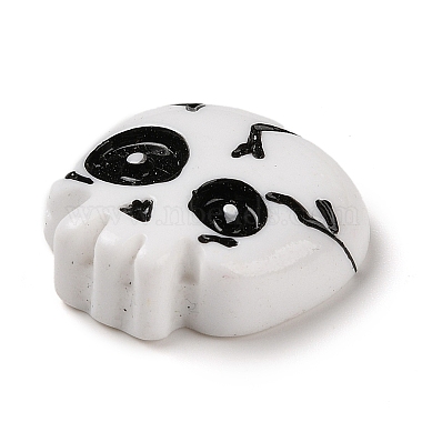 Skull Halloween Opaque Resin Decoden Cabochons(RESI-R446-01C)-2