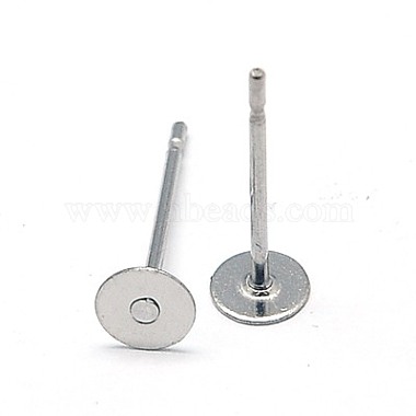 Accessoires de puces d'oreilles en 304 acier inoxydable(X-STAS-E025-6)-2