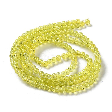 Spray Painted Crackle Glass Beads Strands(CCG-Q001-4mm-04)-4