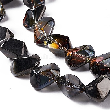 Electroplate Glass Beads(EGLA-Q066-M)-3