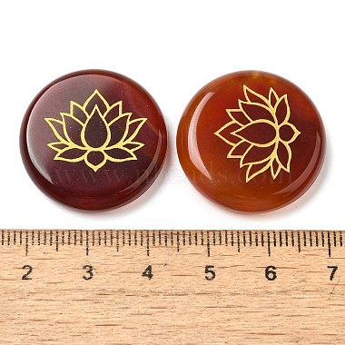 natürlicher roter Achat (gefärbt und erhitzt) Cabochons(G-C158-04F)-3