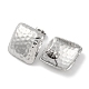 304 Stainless Steel Square Stud Earrings(EJEW-D281-28S)-2