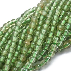 Natural Green Apatite Beads Strands, Round, 2mm, Hole: 0.5mm, about 195pcs/strand, 15.35 inch(39cm)(G-A177-04-05)