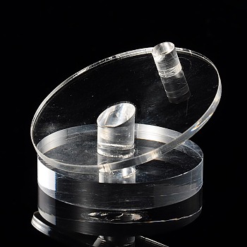 Organic Glass Pendant Displays, Clear, 75x79x55mm