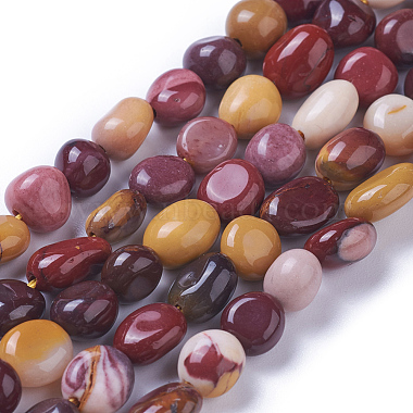 Natural Mookaite Beads Strands(G-P433-17)-2