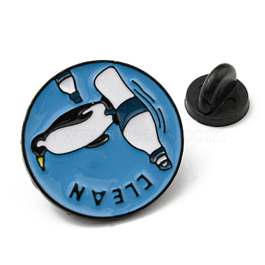 Marine Environment Protection Theme Enamel Pin(JEWB-B008-01C)-3