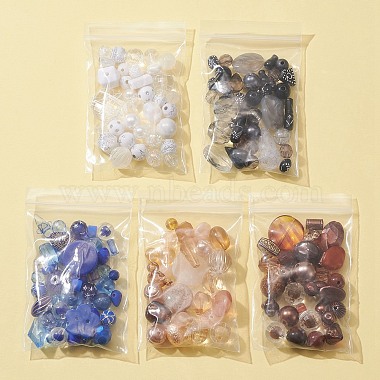 100 g 5 couleurs de perles acryliques(SACR-FS0001-07A)-6