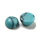 Dyed Handmade Synthetic Turquoise Cabochons(G-B070-19C)-2