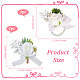 CRASPIRE 2Pcs 2 Style Silk Cloth Imitation Flower Boutonniere & Wrist Corsage(AJEW-CP0005-81)-2