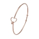 Stainless Steel Hollow Out Heart Bangle(BJEW-YW0001-08RG)-1