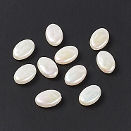 Opaque Acrylic Beads, Imitation Pearl, AB Color, Oval, White, 12x8x4mm, Hole: 1.4mm(OACR-E004-26)