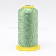 Nylon Sewing Thread, Medium Aquamarine, 0.6mm, about 300m/roll(NWIR-N006-01P-0.6mm)