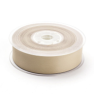 Double Face Matte Satin Ribbon, Polyester Satin Ribbon, Wheat, (1 inch)25mm, 100yards/roll(91.44m/roll)(SRIB-A013-25mm-835)