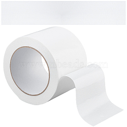 Adhesive Patch Tape, Floor Marking Tape, for Fixing Carpet, Clothing Patches, White, 80x0.3mm, about 20m/roll(AJEW-WH0419-06A-02)
