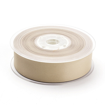 Double Face Matte Satin Ribbon, Polyester Satin Ribbon, Wheat, (1 inch)25mm, 100yards/roll(91.44m/roll)