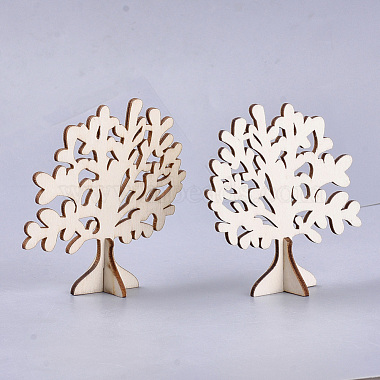 FloralWhite Wood Earring Stands