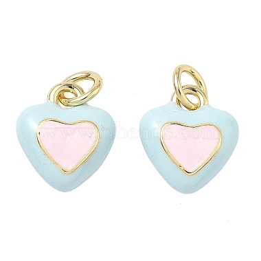 Brass Enamel Pendants(KK-H259-01A-G03)-1
