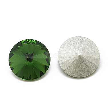 Pointed Back Glass Rhinestone Cabochons(RGLA-T086-8mm-20)-2