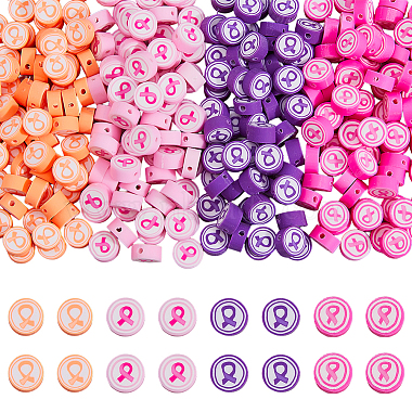 400Pcs 4 Styles Handmade Polymer Clay Beads(CLAY-FH0001-28)-1