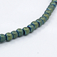 Electroplate Non-magnetic Synthetic Hematite Beads Strands(G-M007-03C)-1